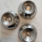 Set of 3 stainless steel bowls