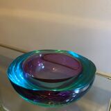 Murano purple turquoise pocket emptier