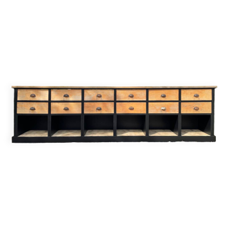 Craft cabinet with drawers
