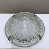 Old glass ashtray