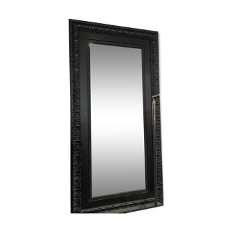 Black baroque mirror