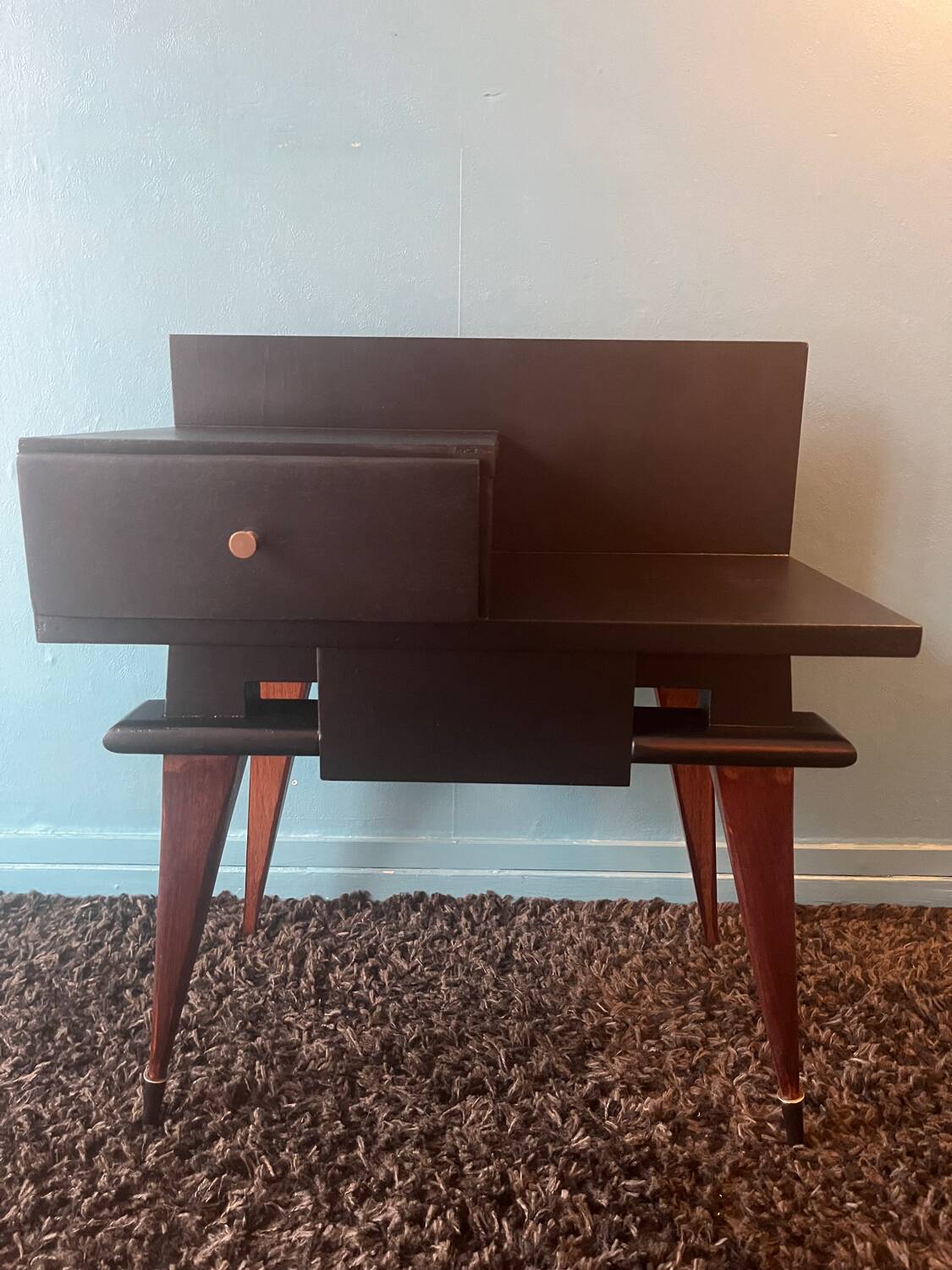 Occasional furniture, bedside compass feet from the 60s