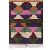 Vintage Turkish Oushak Rug Handwoven 115x145 cm