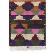 Tapis vintage turc de oushak tissé à la main 115x145 cm