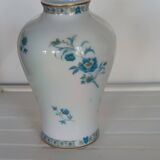 Haviland Limoges vase – Nankin turquoise and gold decoration – 17 cm