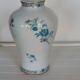 Haviland Limoges vase – Nankin turquoise and gold decoration – 17 cm