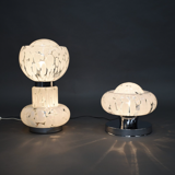 Lampe de bureau en verre de Murano Italie 1970