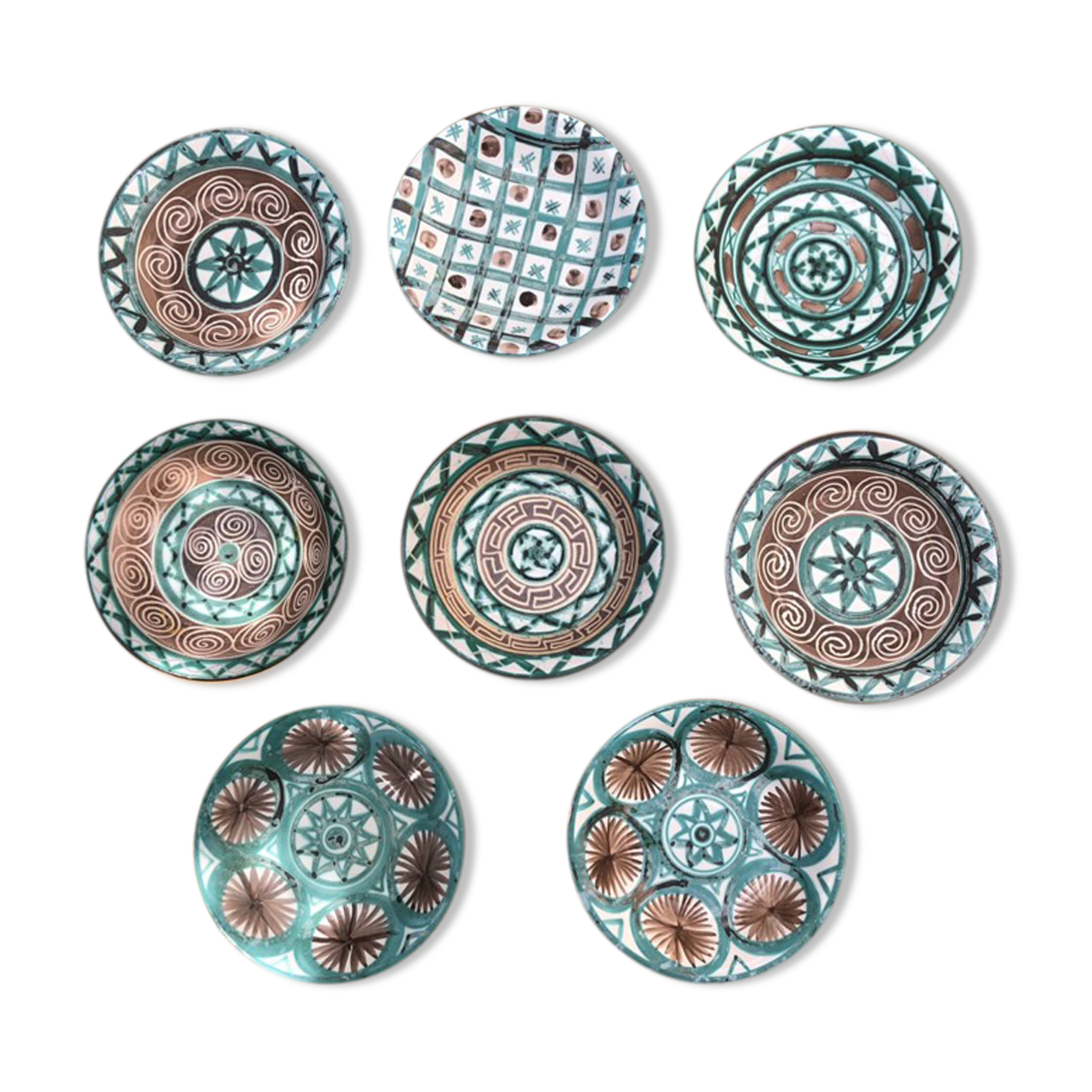 Hollow plates Vallauris Robert Picault