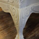 Baroque secretaire Louis XV lacquered wooden dresser
