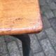 Table d'écolier vintafe 60's bois et métal