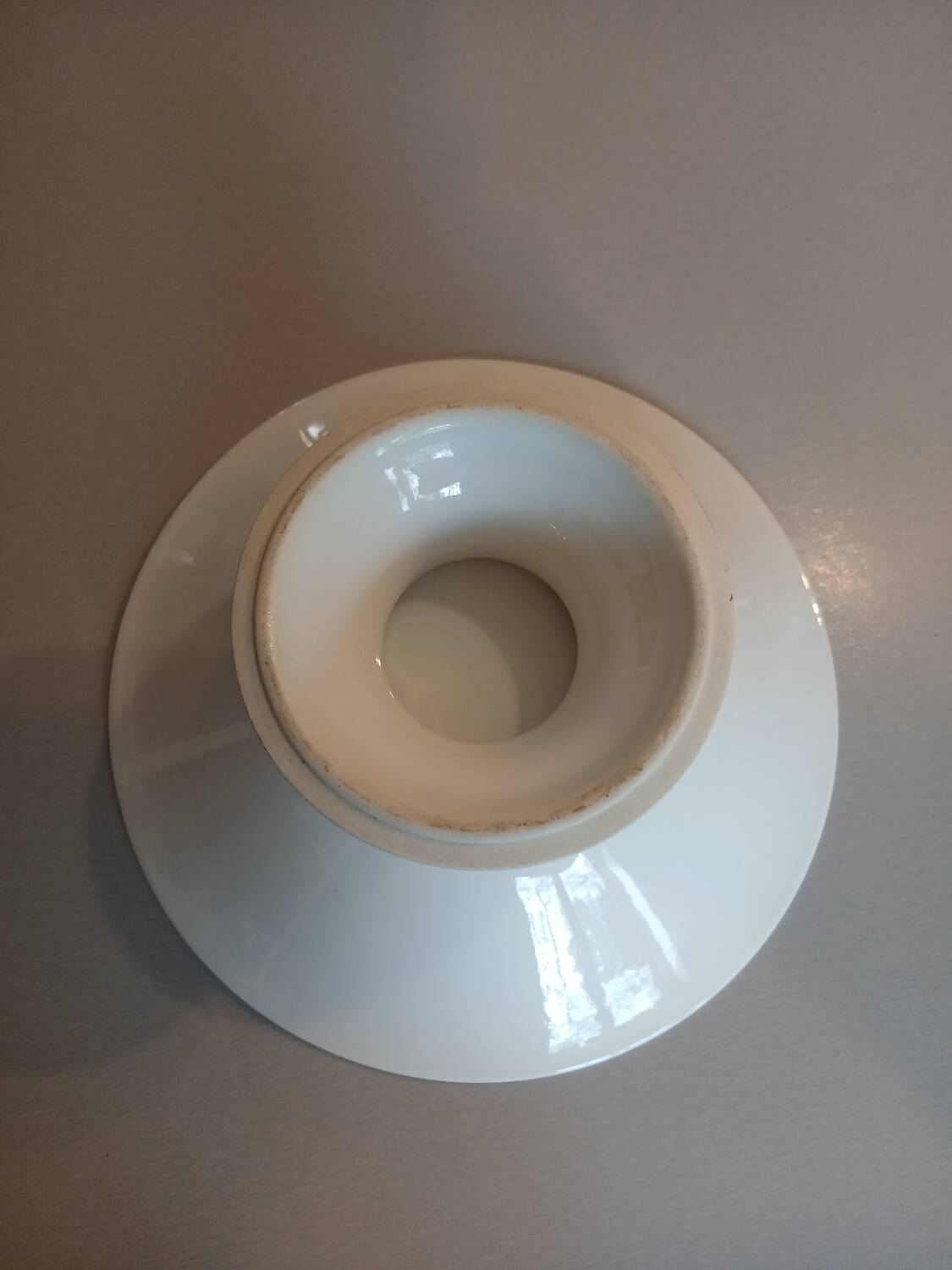 Antique white porcelain fruit bowl