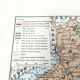 Vintage USSR and Finland map 43x43cm from 1950