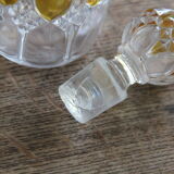 Set of crystal art deco toilet bottles
