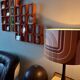 Foot lamp tulip Paloma seventies pattern