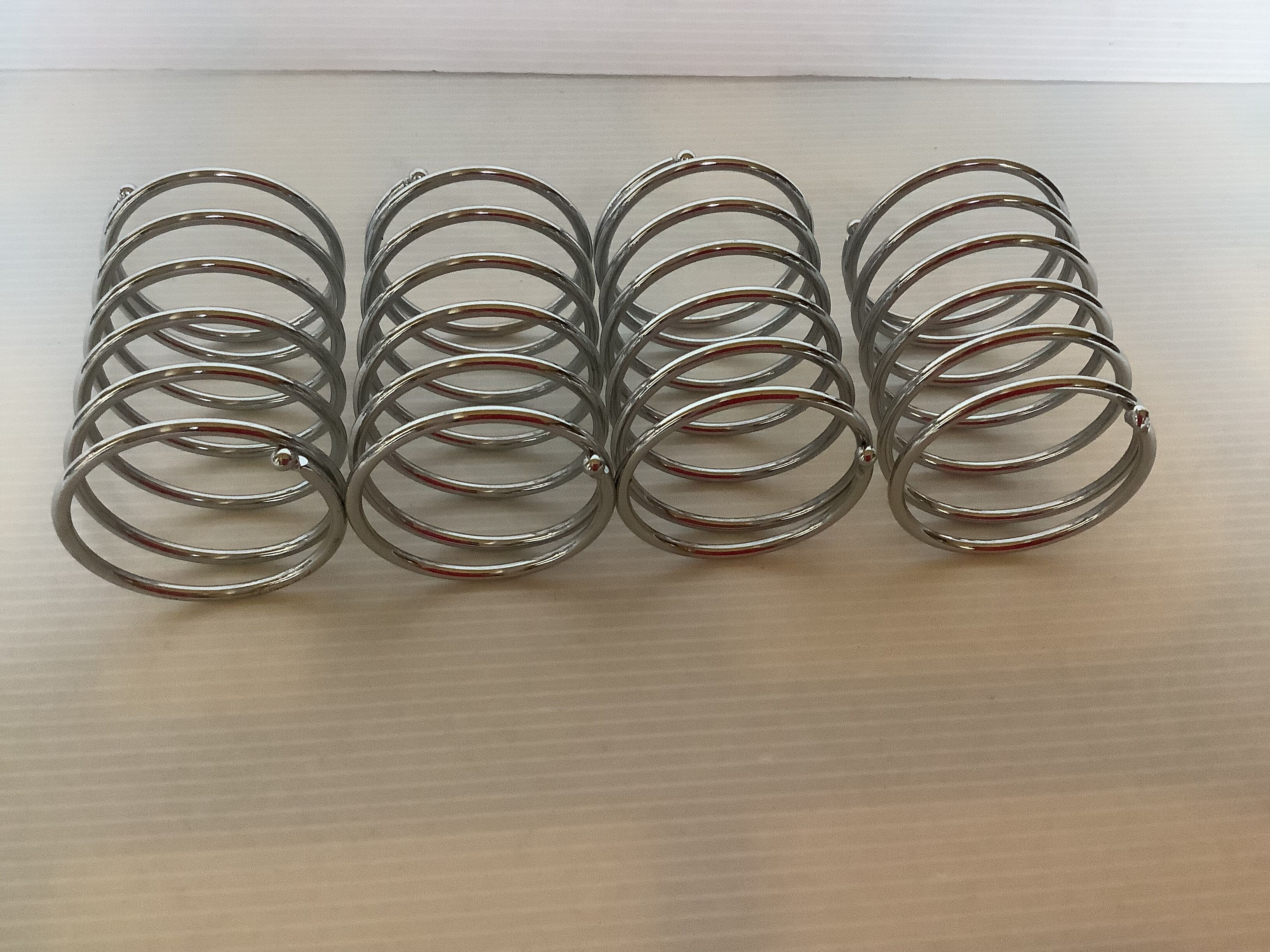 Four shells stainless steel spiral spring