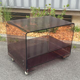 Smoked Plexiglass furniture by Éric Maville