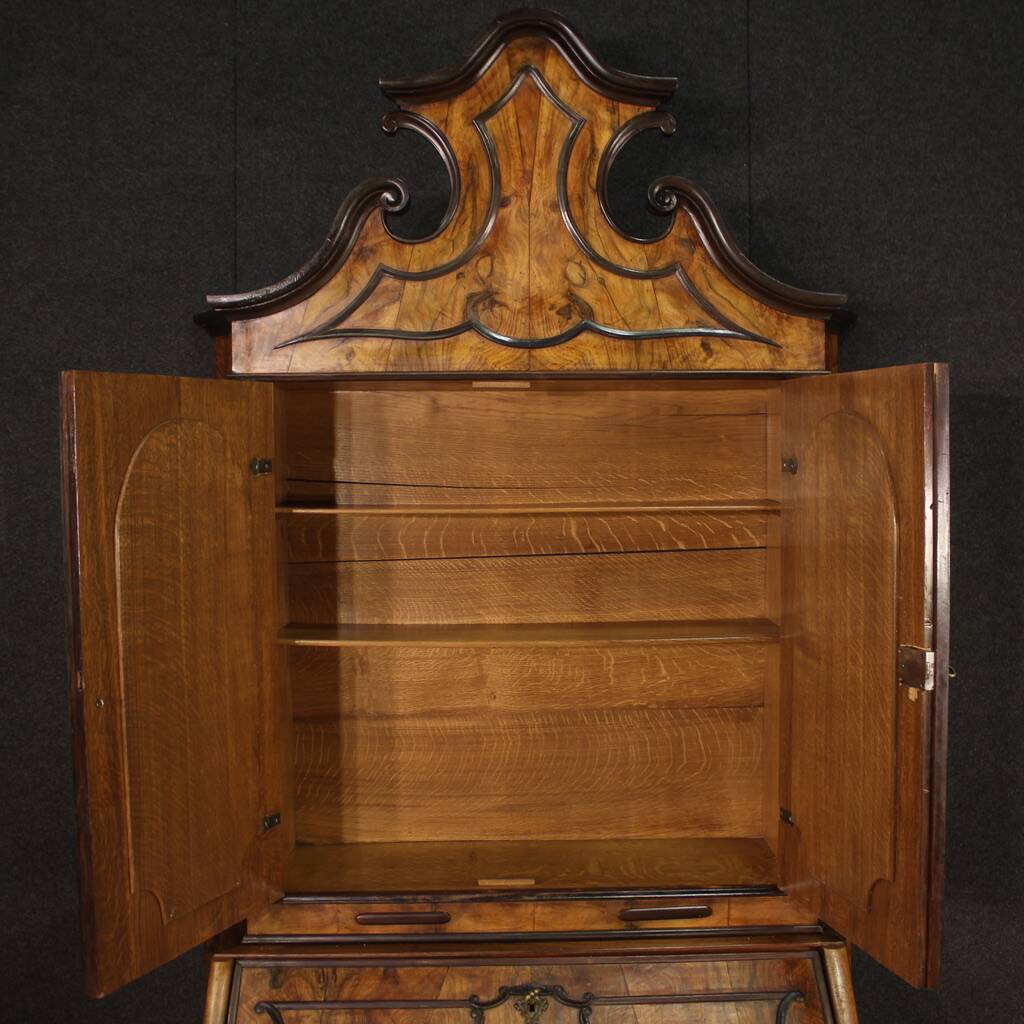 Grand trumeau lombard en bois du XXe siècle