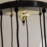 Vintage brass cascading chandelier, 1970s