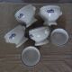 4 Large bowls salad bowls + 2 cups PILLIVUYT blue decoration boat G. CAOUDAL