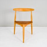 FH4103 Heart dining chairs by Hans Wegner for Fritz Hansen, Denmark 1950s