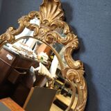 Console with mirror