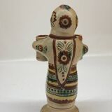 Bougeoir anthropomorphe artisanal circa 1960