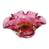 Decorative bowl by J. Hospodka for Chribska Glassworks, Czechoslovakia, 1960s