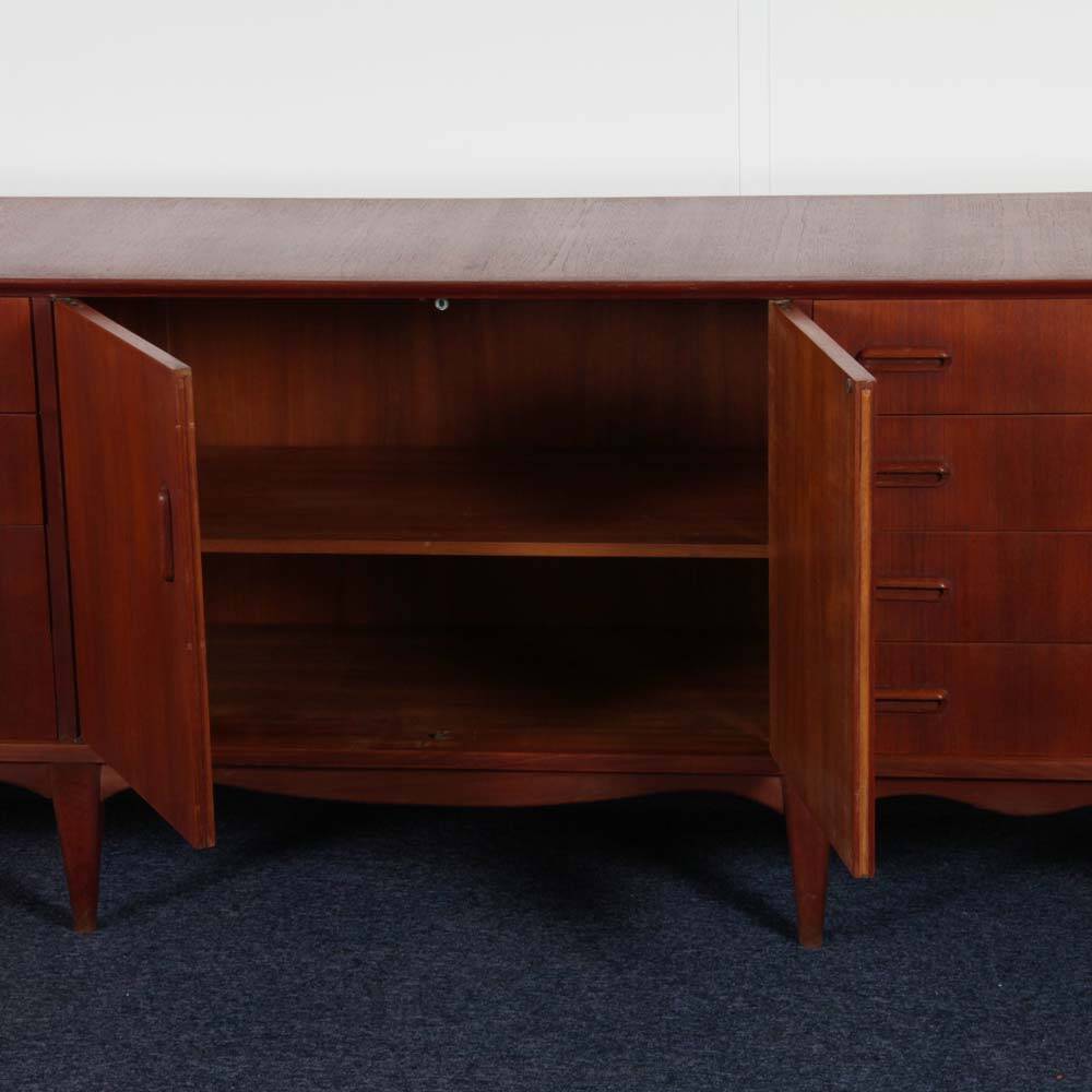 Large vintage wooden sideboard from the 1960s