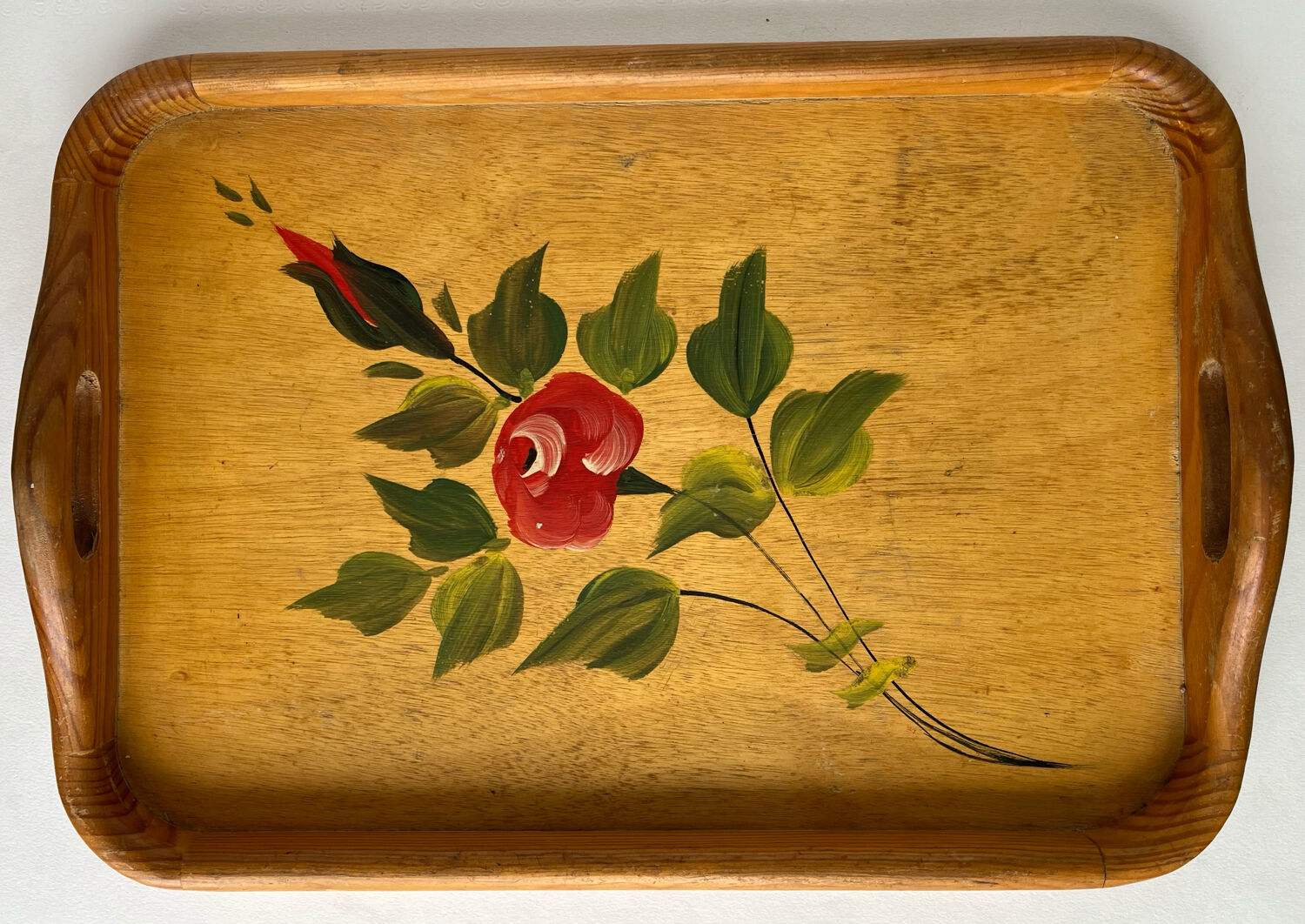 Painted wooden top