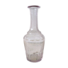 A small vial in molded glass parma H:19cm