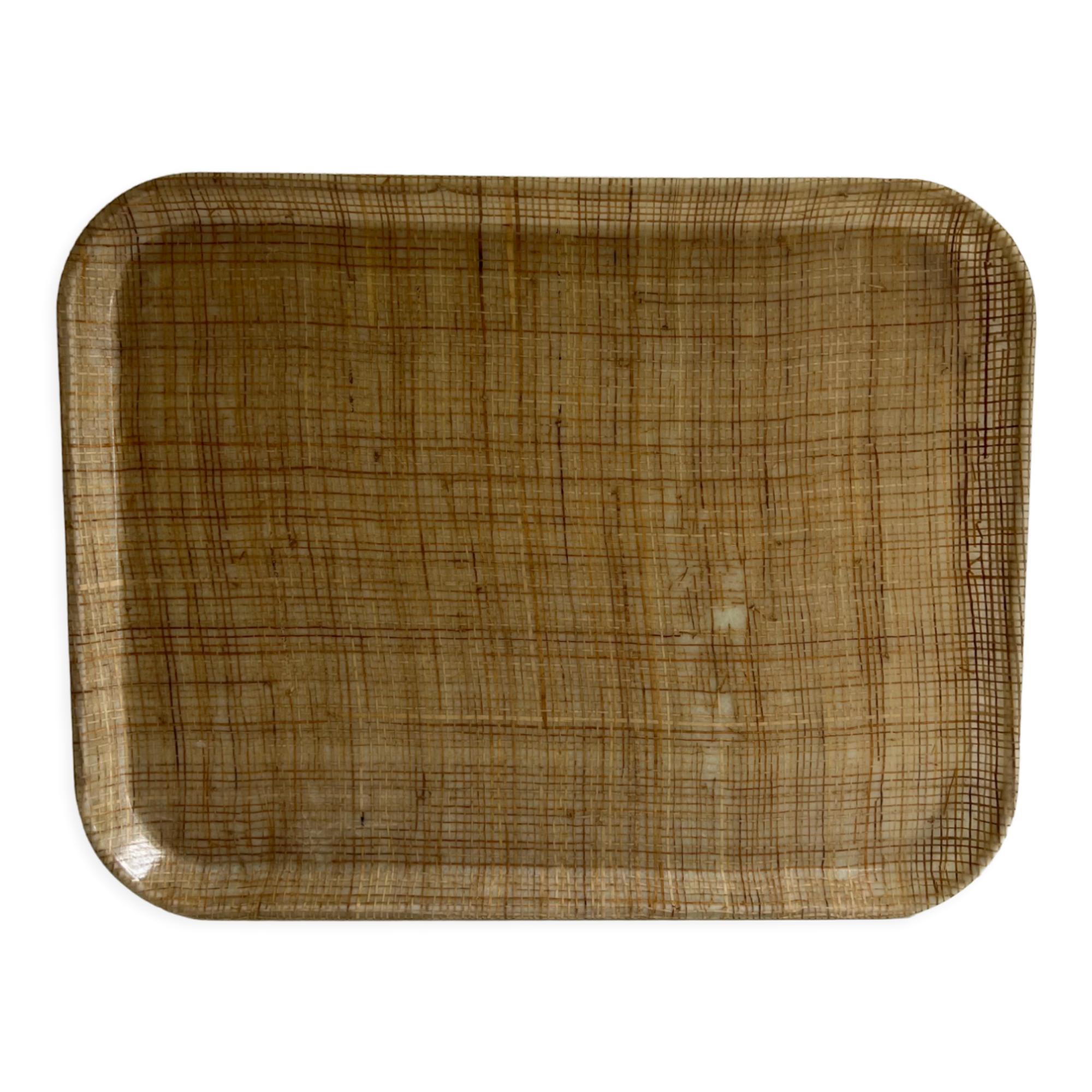 Fiberglass and wicker top