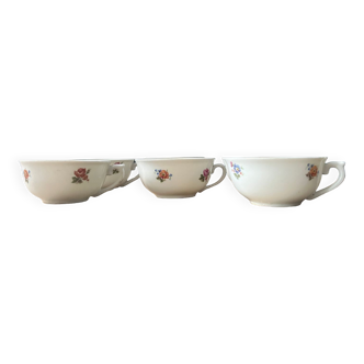 6 Chauvigny porcelain coffee cups