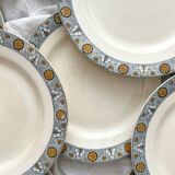 10 flat ironware plates “Lamartine” Salins