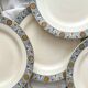 10 flat ironware plates “Lamartine” Salins