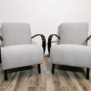 Fauteuils de Jindrich Halabala, années 1940, Set de 2