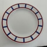 4 Digoin sarreguemines dessert plates, Basque model