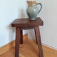 Pitcher ceramic  tones blue, green and caramel