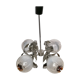Mazzega chandelier in murano glass and metal