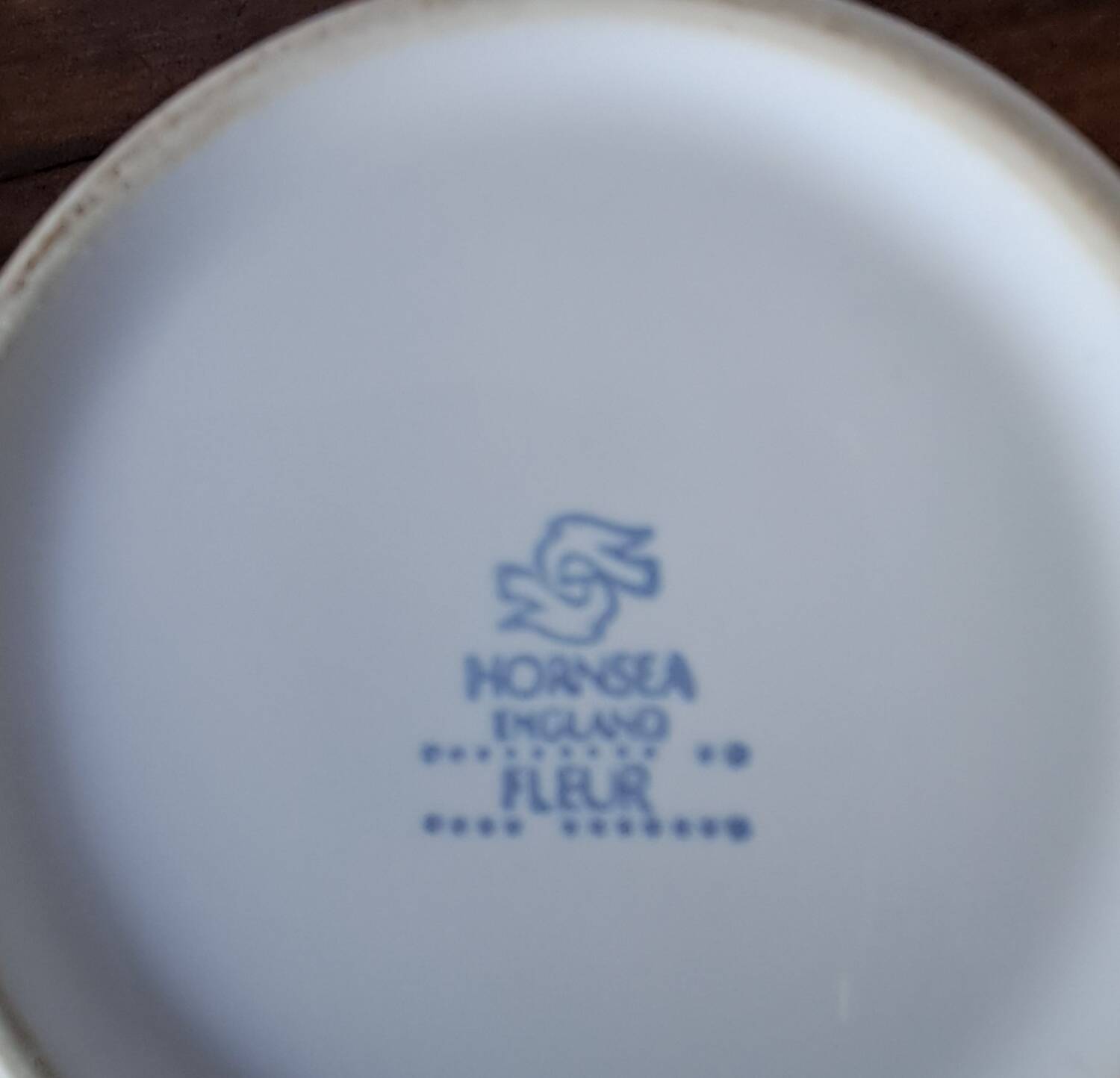 Pot à lait et confiturier Hornsea Fleur. 1970. England