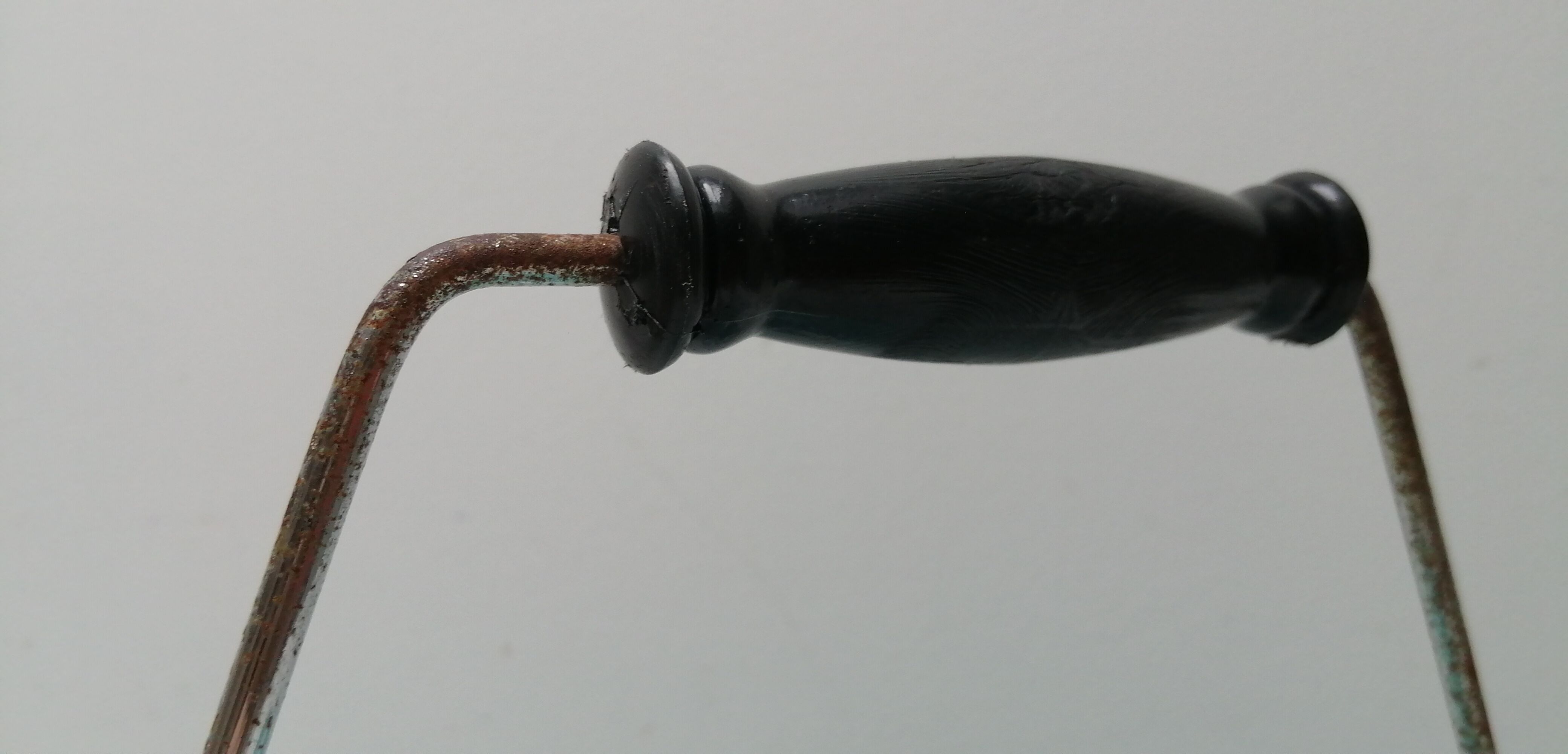 Vintage blue plastic bottle holder