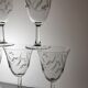 Set de 6 verres à eau / vin Années 60