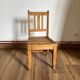 Chaise enfant bois