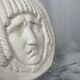 Masque de style visage en bas-relief antique
