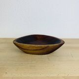 Scandinavian teak triangle cup from the 60s
