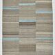 6x10 Blue Brown Handmade Kilim Rug, 190x308Cm