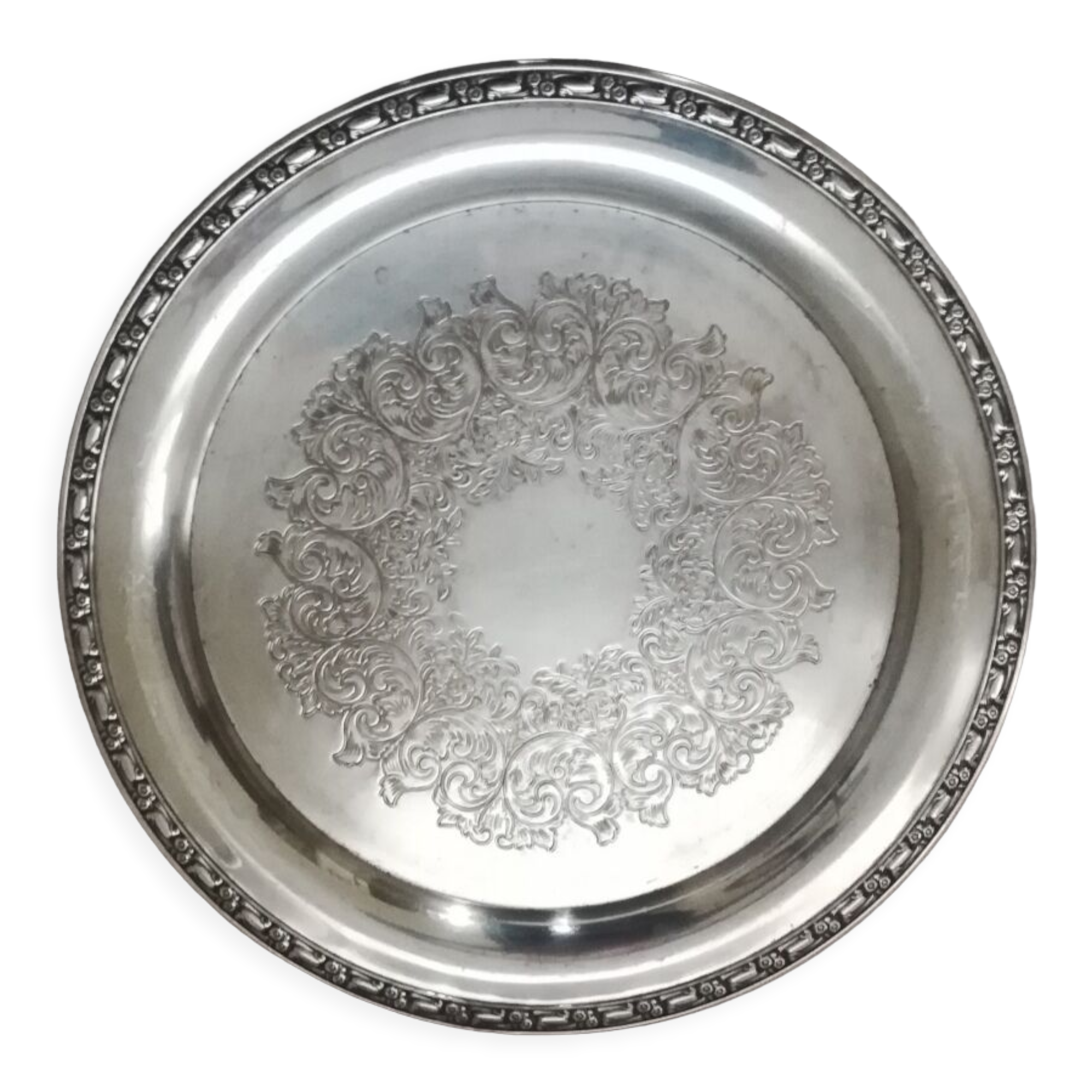 Oneida silverware goldsmith tray. S