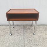 Hi-fi furniture, sideboard, extra on casters, vintage teak 1960