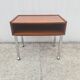 Meuble Hi-fi, desserte, d'appoint sur roulettes, teck vintage 1960