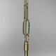 Pencil Split Reed, Rattan, Bamboo & Brass Pendant Lamp, 1970s