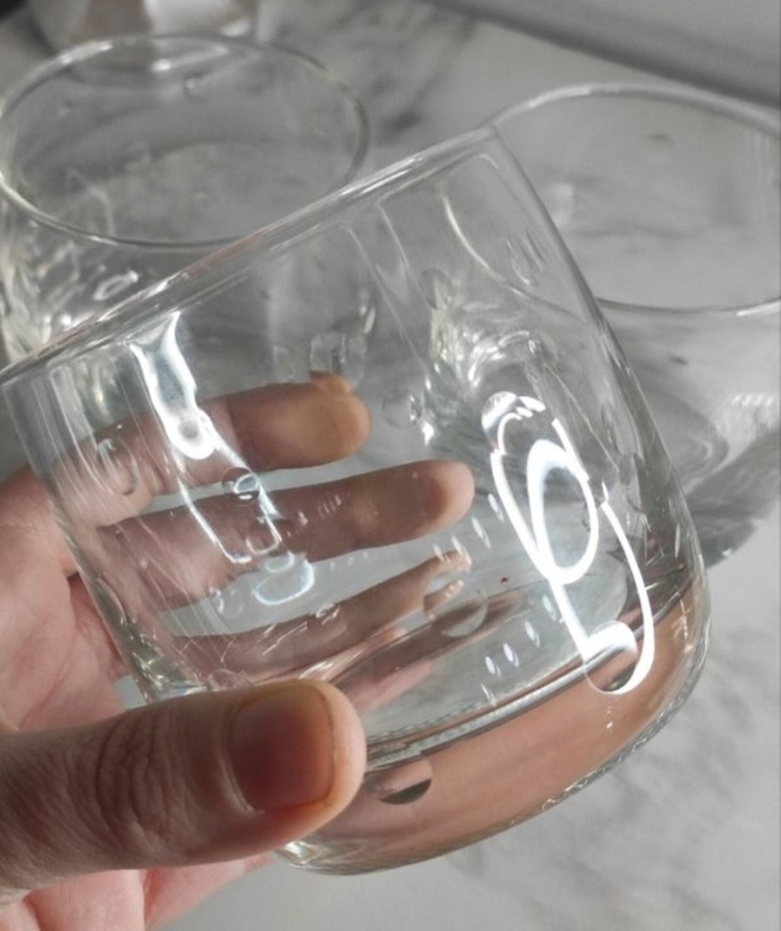 Vases with round reliefs